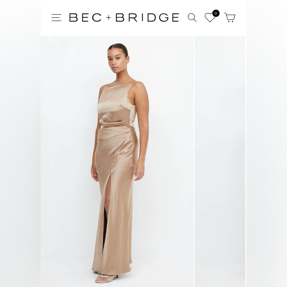 Bec & Bridge The Dreamer Maxi Dress - Golden